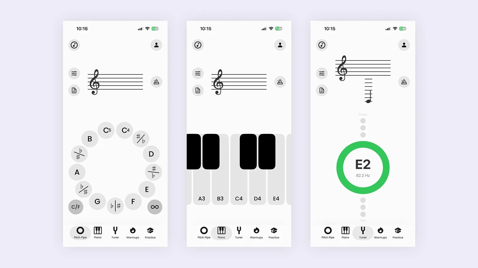 Pocket Pitch - The Singer App homepage