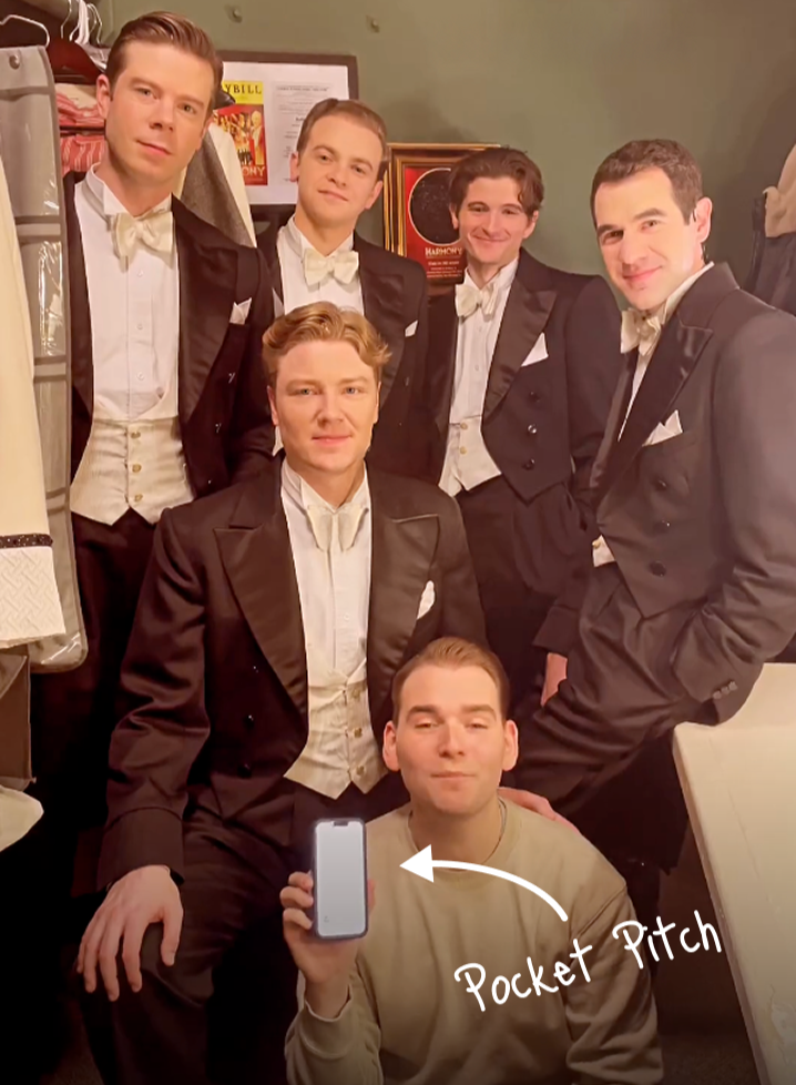 Broadway show social media post