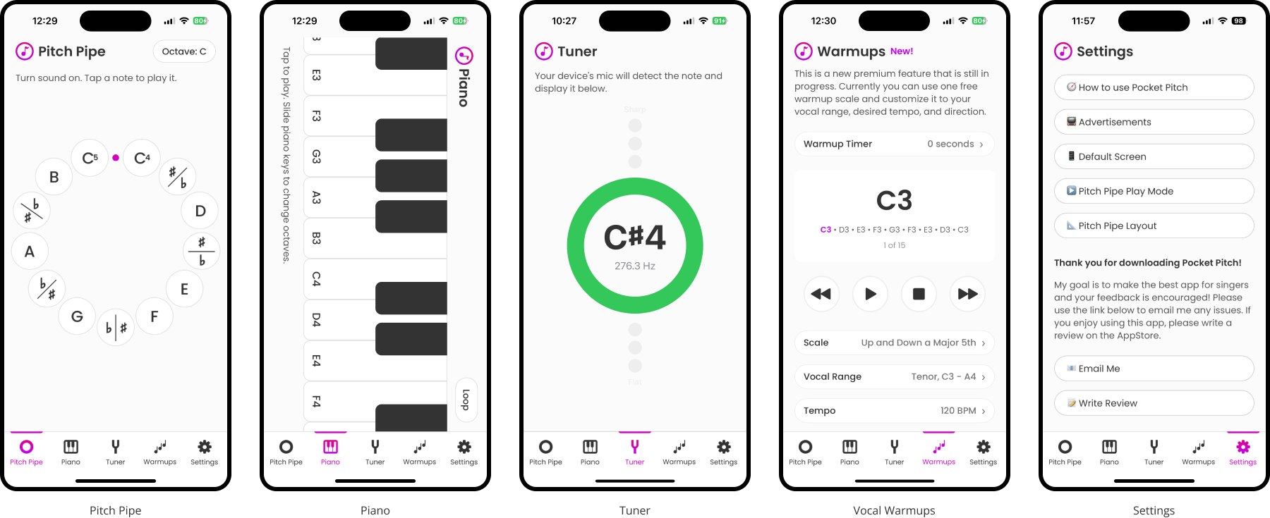 Pocket Pitch app hero